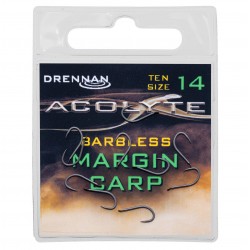 Carlige Drennan - Acolyte Margin Carp Barbless Nr.14 Carlige Drennan - Acolyte Margin Carp Barbless Nr.14